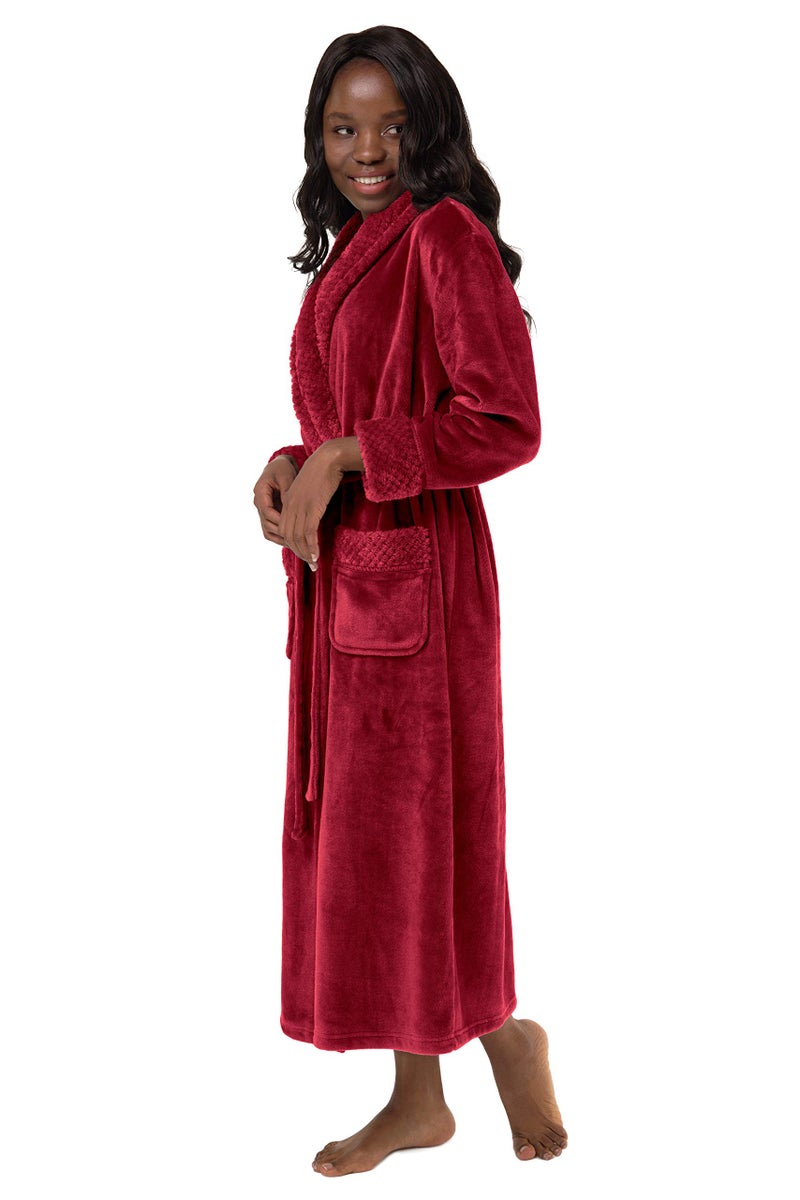 Turquaz Oversize Premium Luxury Ultra Soft Warm Robes for Women Plush Fleece Bathrobe for Women with and Spacious Pockets - Image 1